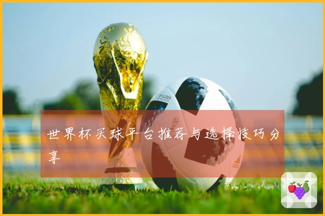 世界杯买球平台推荐与选择技巧分享