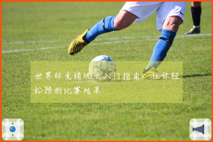 世界杯竞猜玩法入门指南，让你轻松预测比赛结果